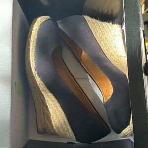 J. Crew Canvas Espadrille Wedges